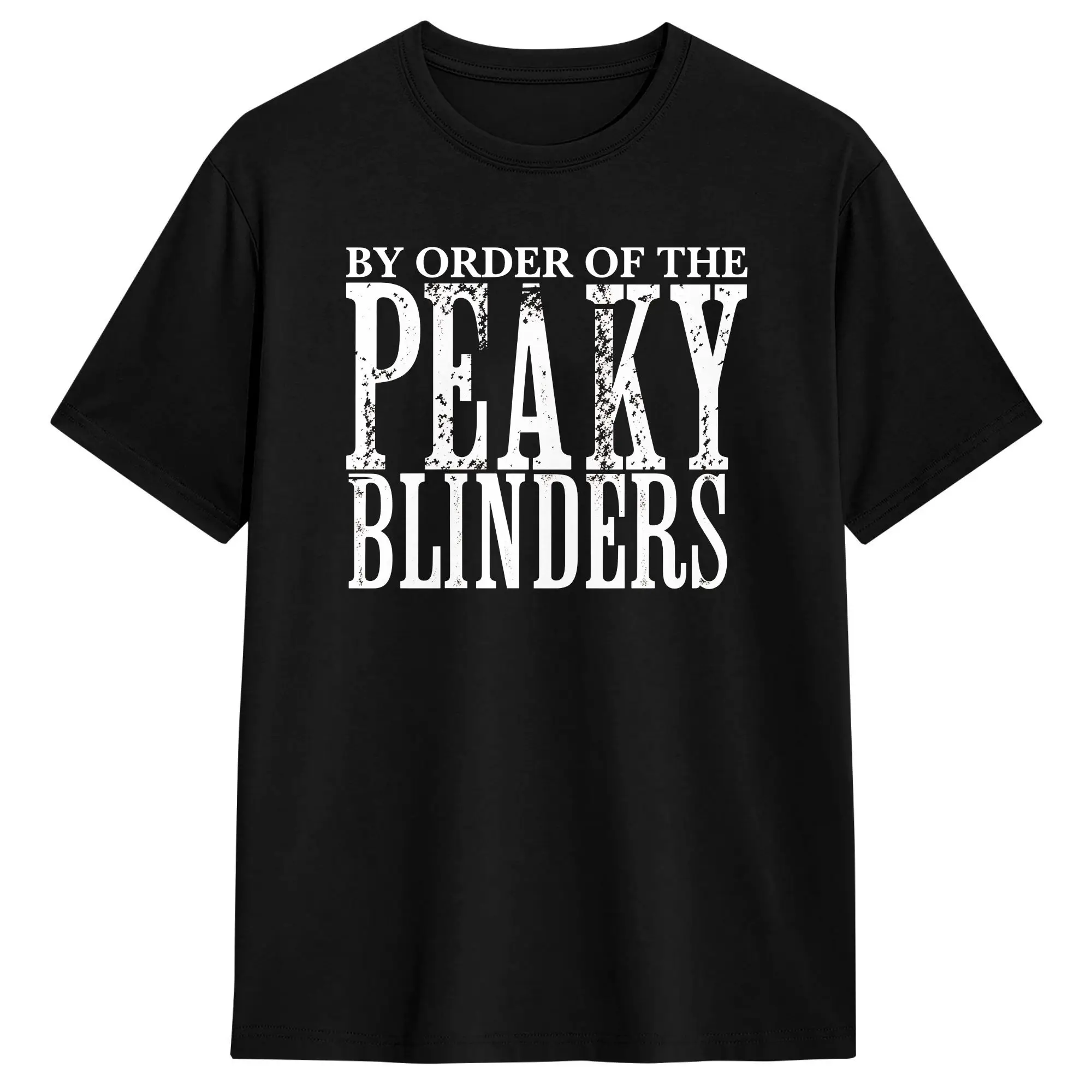 Tv-Serie Peaky Blinders T Shirt Summer  Hip Hop T-Shirts Men Cotton Crew Neck Plus Size Clothing Short-Sleeved Vintage Tops