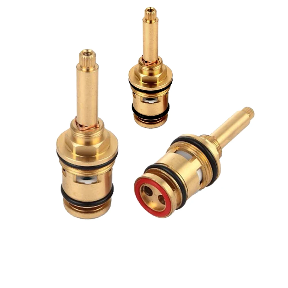 Shower Cartridge Universal Replacement Tap Valve Brass Ceramic Cartridge Diverter Water Switch For Bathroom System Mixer Install