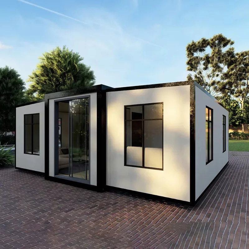 Container House 3 Bed Rooms Office Container 20FT Mobile Home Trailer Mobile Tiny House Folding House Prefabricated