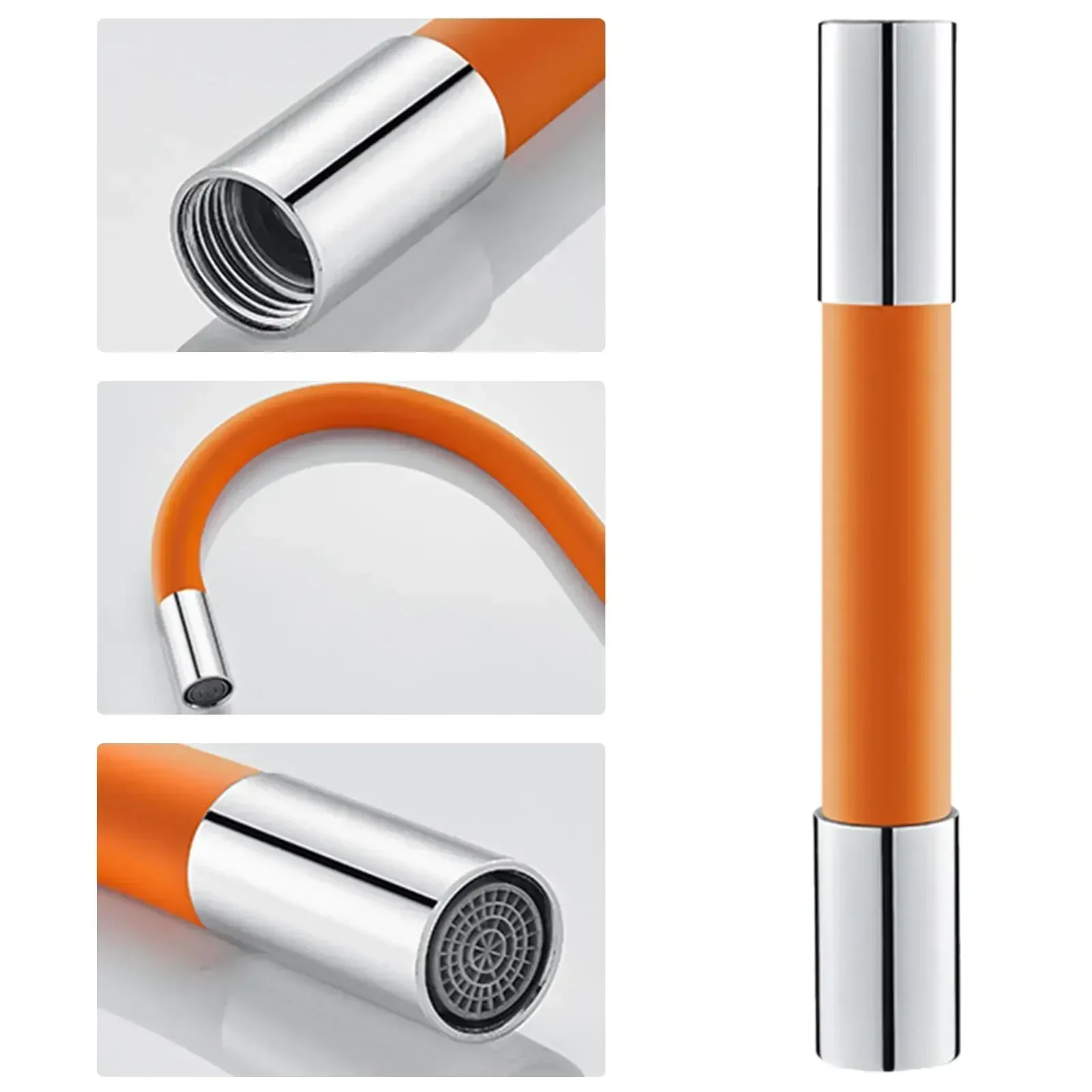 Universal 360° Swivel Silicone Hose Faucet Extender Extender Splash Guard Bathroom Kitchen Universal Hose Faucet Hose