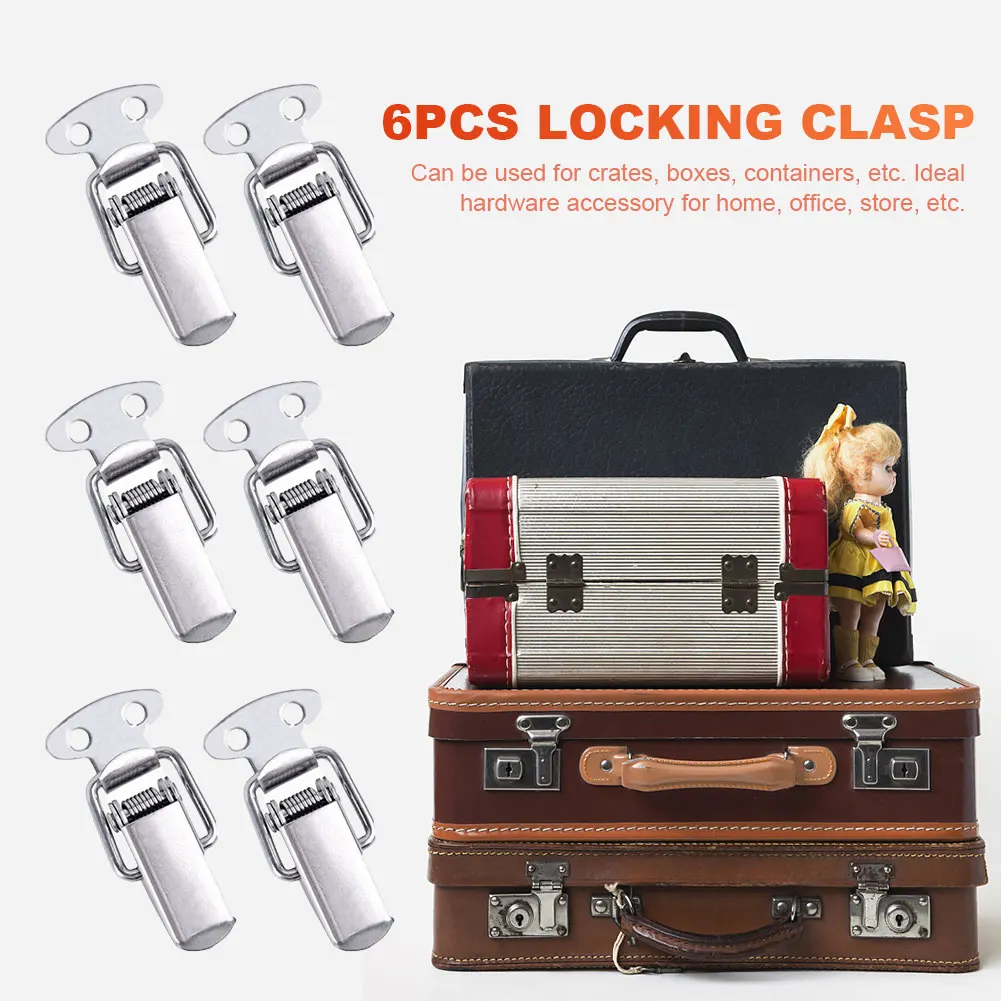 6 Stuks Eend Mond Gesp Gift Koffer Gesp Klink Klem Koffer Toggle Catch Sluiting Doos Meubelbeslag Accessoires