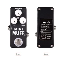 MOSKY-procesador de efectos de guitarra MINI MUFF, estación de Fuzz de múltiples efectos, Buffer Overdrive de bajo, efecto de reverberación retardada, equipo de DJ