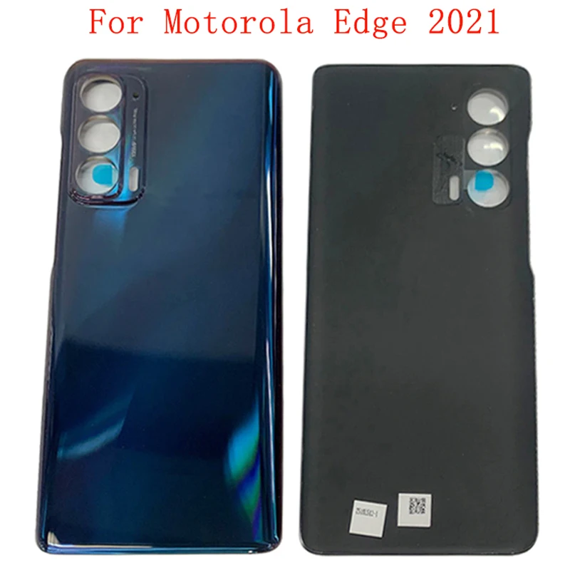 Battery Cover Rear Door Case Housing For Motorola Moto Edge 2021 Back Cover with Adhesive Sticker Replacement Parts