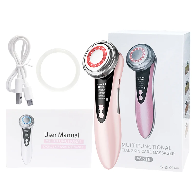 Hifu Masajeador Facial Ultrasonic Skin Care Beauty Tools Face Cleaning Skin Rejuvenation Lifting Tighten Eye Care Face Massager