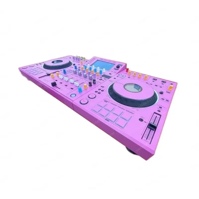 Full Wrap Sticker for XDJ-XZ Integrated DJ Controller All-in-One DJ Machine, PC Material White & Silver Skin Decal