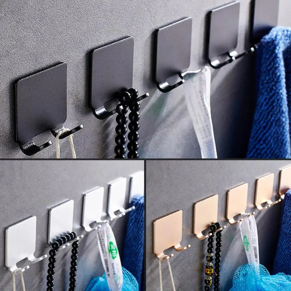 Wall Razor Holder Storage Hook Stainless Steel Home Men Shaver Storage Rack Shaver Shelf Hanger Stand Razor Blade Holder Hooks