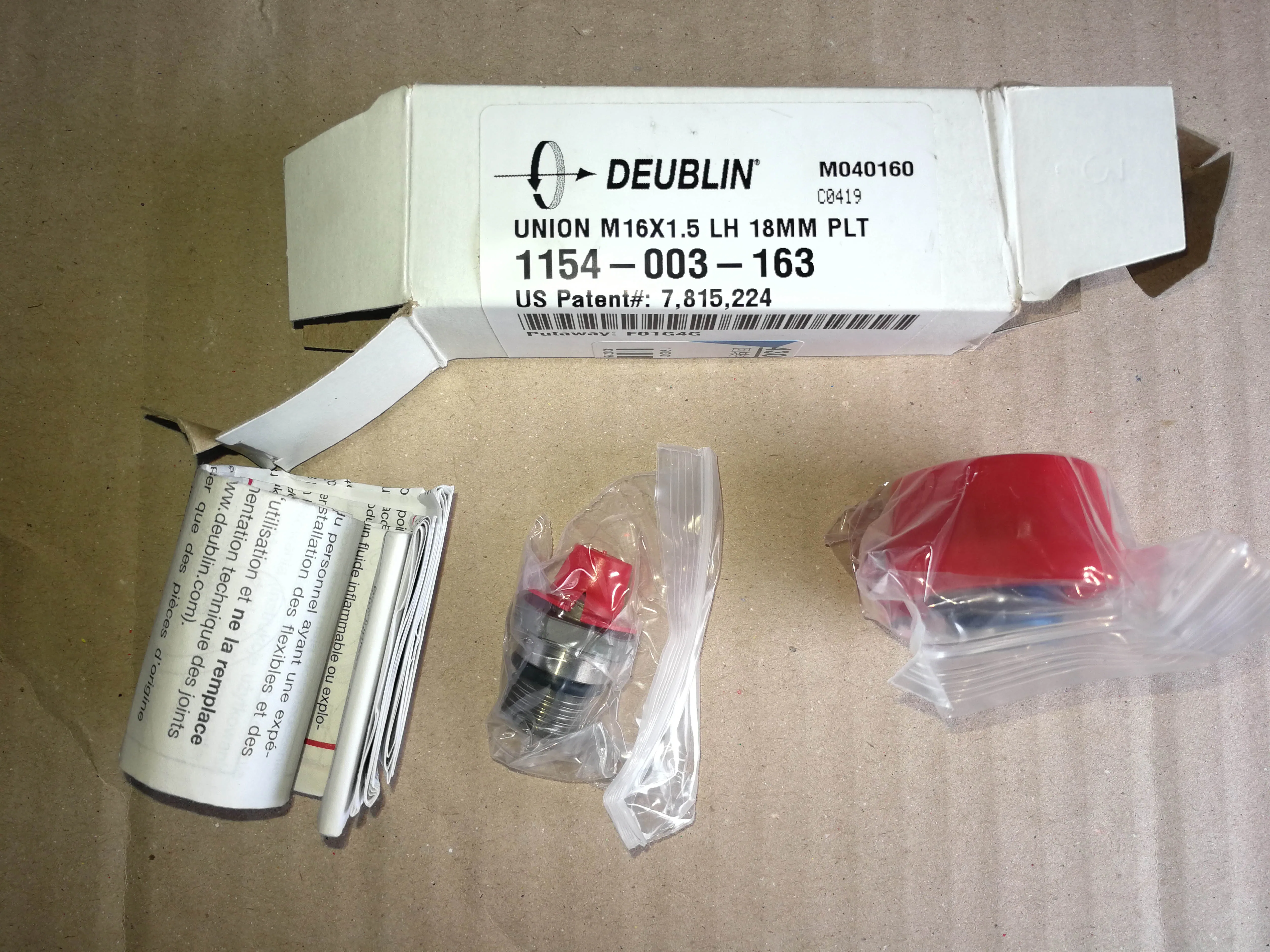 

1154-003-163 Rotary joint high quality 1PCS