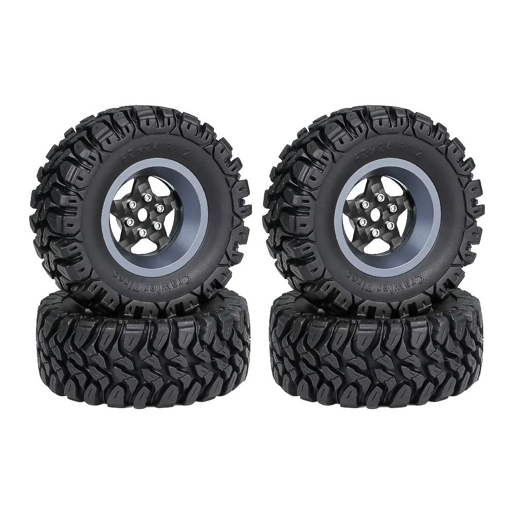 Carbon Faser Legierung 1,2 Zoll Beadlock Radnabe Felgen für 1/18 TRX4M SCX24 FMS FCX18 FCX24 Furitek RC Auto Metall Upgrade Teile – Detail 20