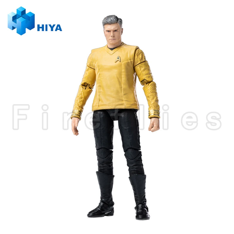 [Pre-Order]1/18 HIYA 3.75inch Action Figure Exquisite Mini Series Star Trek Strange New Worlds Pike Anime Model Toy