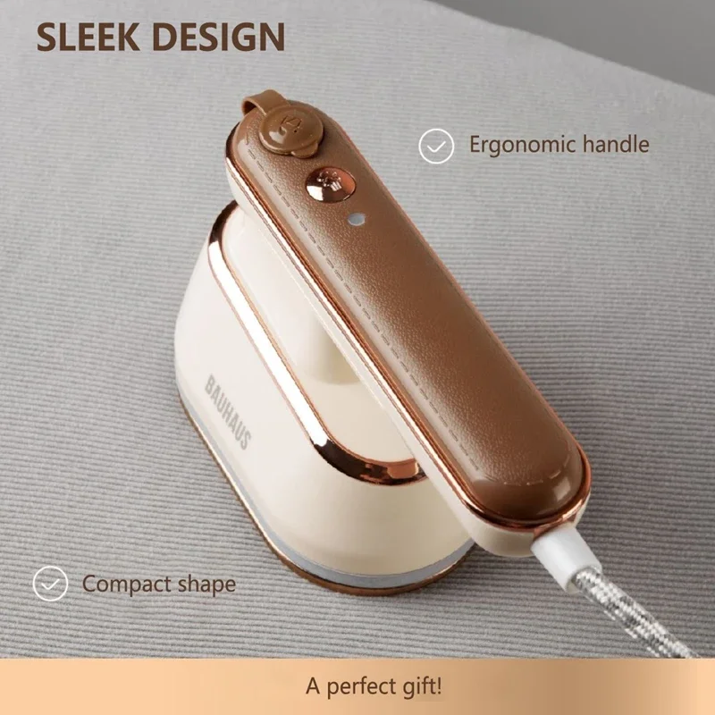 Handheld Wired Steam Iron Foldable Garment Steamer 800W Power Rapid Heating Portable Safe Steamer Electric Iron for Travel Gift image 4