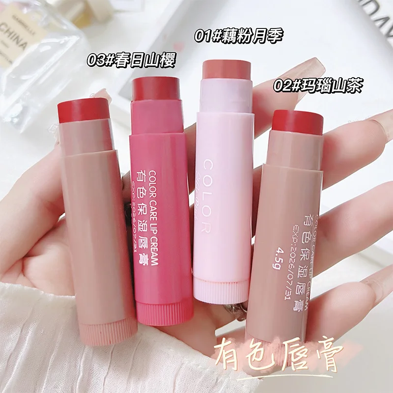 Lip Makeup Tinted Lip Balm Lip Care 8.9 * 12.9cm Lipstick Beauty And Health 4.5g Moisturizing Lips Balm Make-up Anti-dry