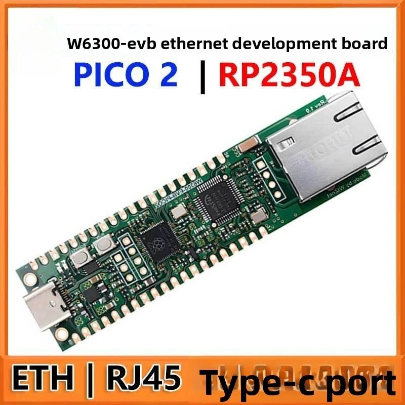 2026 W6300-EVB Ethernet Module RP2350A Controller Board with ETH RJ45 Port