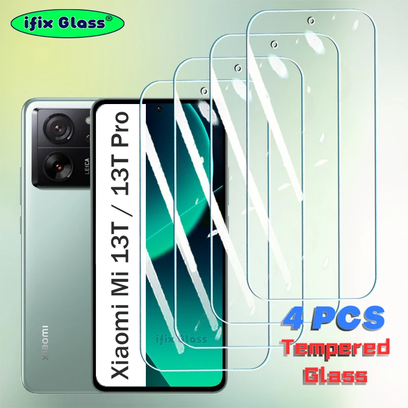 4Pcs Tempered Glass…