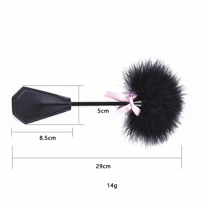 Feather Whip Flirting Adults Games Bondage Erotic Sex Toys For Women Fetish Spanking Slave Cosplay Couples Flogger Sex Products