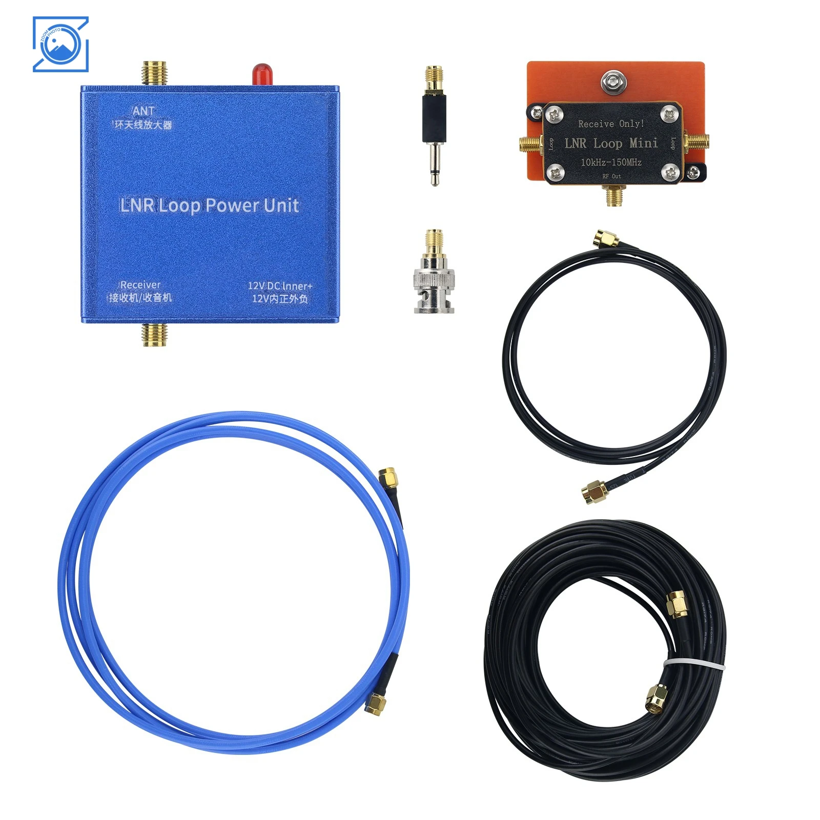 

HamGeek 10KHz-150MHz LNR Loop Mini Antenna High Dynamic All Band LW MW SW FM Airband VHF for Radio Receiver