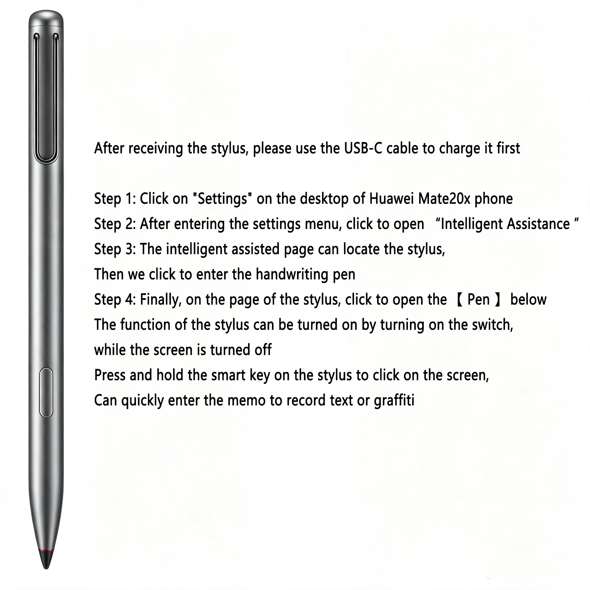 For Huawei M-Pen For Mate 20X / 5G / Mate30 / 30 Pro / RS Touch Stylus Mpen