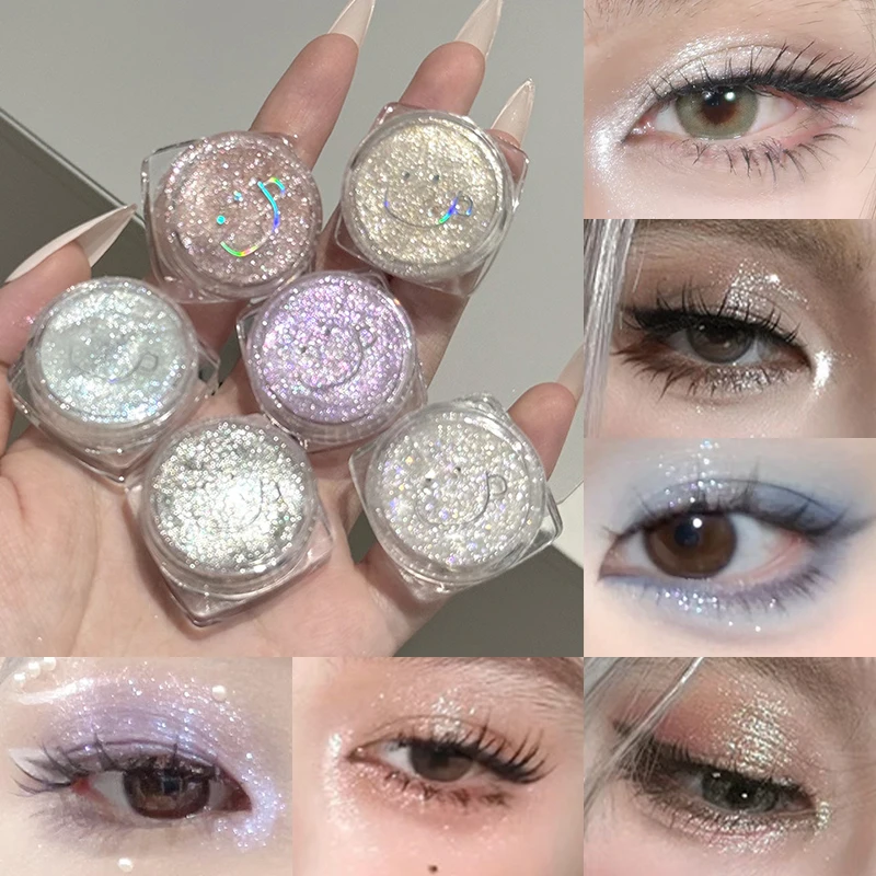 Single Eyeshadow - Ultra Sparkle Glitter, Silky Matte & Luminous Pearlescent Finishes, for Bold & Delicate Daily Eye Makeup Look