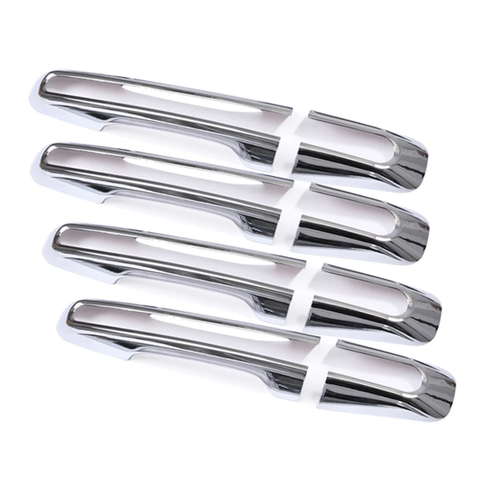 For Land Rover Range Rover Sport L494 Vogue L405 Evoque Discovery 5 L462 Sport Bright Silver Car Door Handle Cover Trim Frame