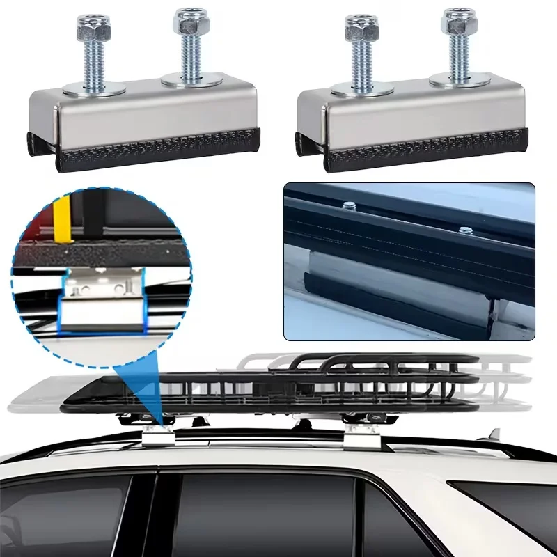 

2sets Van Motorhome Camper Roof Rail Mounting Brackets For Solar Panel Or Roof Rack For Fiat Ducato Peugeot Boxer Citroen Relay