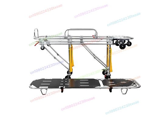 Portable Hospital Emergency Stretcher, Adjustable Detachable Foldable for Ambulance & First Aid Quick Transport