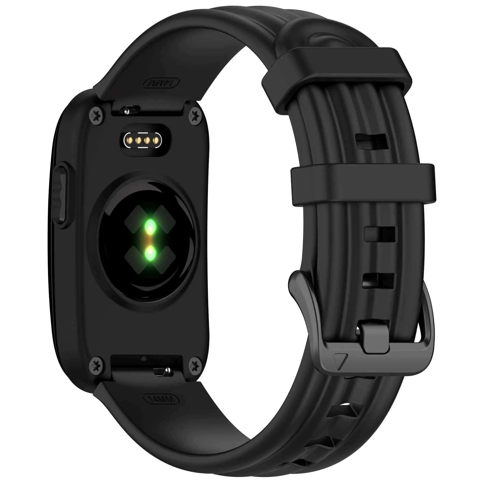 14mm Soft Silicone Strap for Garmin CIRQA Smart Band Sport Breathable Bracelet Wristband for Garmin CIRQA Replacement Watchband