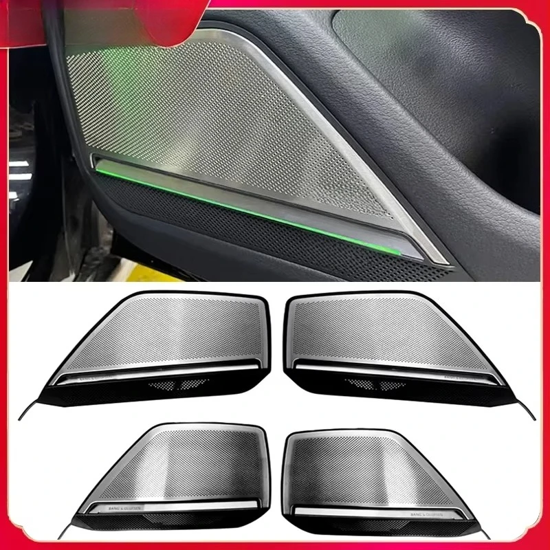 A6 A7 C8 2019-2023 Door Speaker Decorative Panel Decorative Light Interior Light 30 Colors Light Emitting Diode