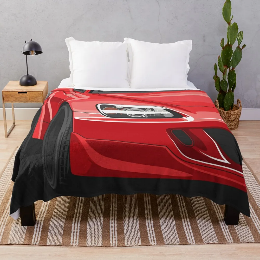 

Honda S2000 AP2 Rolling - New Formula Red Throw Blanket Tourist Travel for babies Picnic Blankets