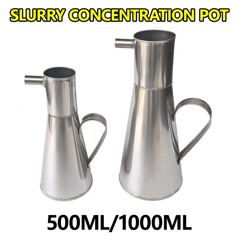 

1 piece slurry concentration pot 500ml 1000ml 304 stainless steel density pot