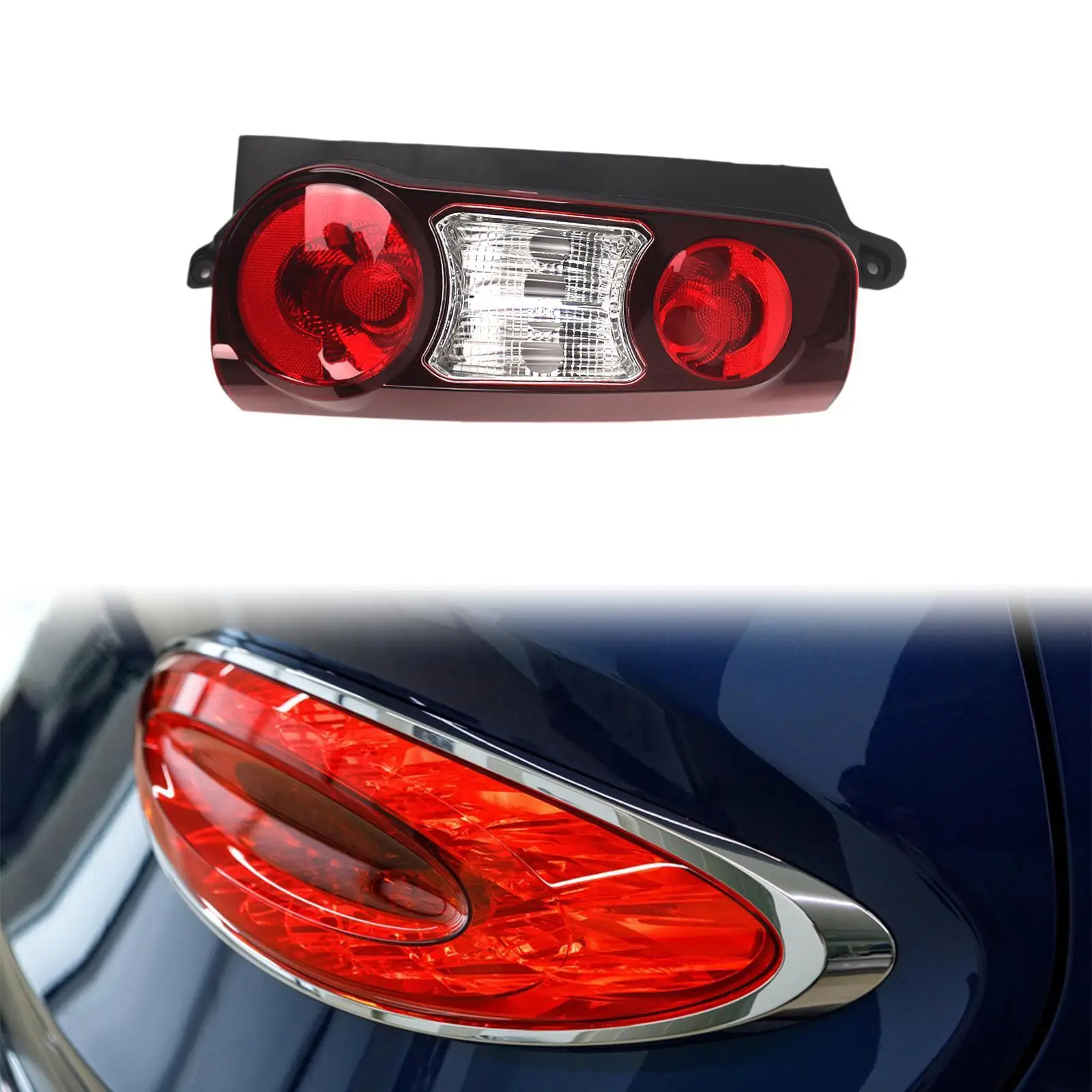 Right Side Tail Light 9677205480 Premium Wear Resistant Easily Install Replacing Auto Accessories for Citroen Berlingo MK2