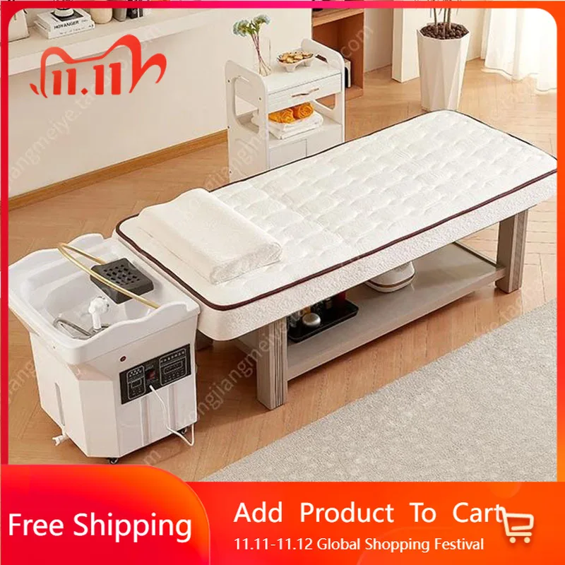 

Commercial Equipment Shampoo Bed Shampoo Chairs Hairdressing Aesthetic Spa Shampoo Chairs Beauty Cama Champú Unique Furniture