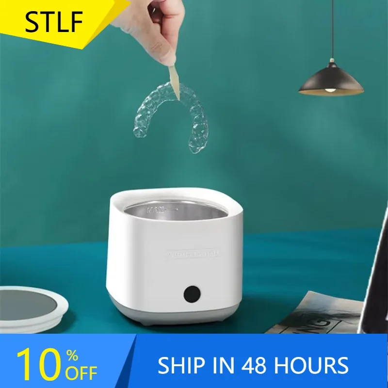 

STLF Portable Ultrasonic Cleaner Dentures 42khz Digital Aligner Retainen Cleaning Machine