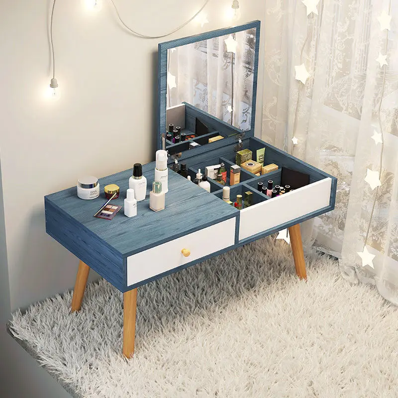 Dressing Table Bedroom Storage Cabinet Modern Simplicity Dressing Table With Mirror Wooden Chest Of Drawers Furniture Dresser