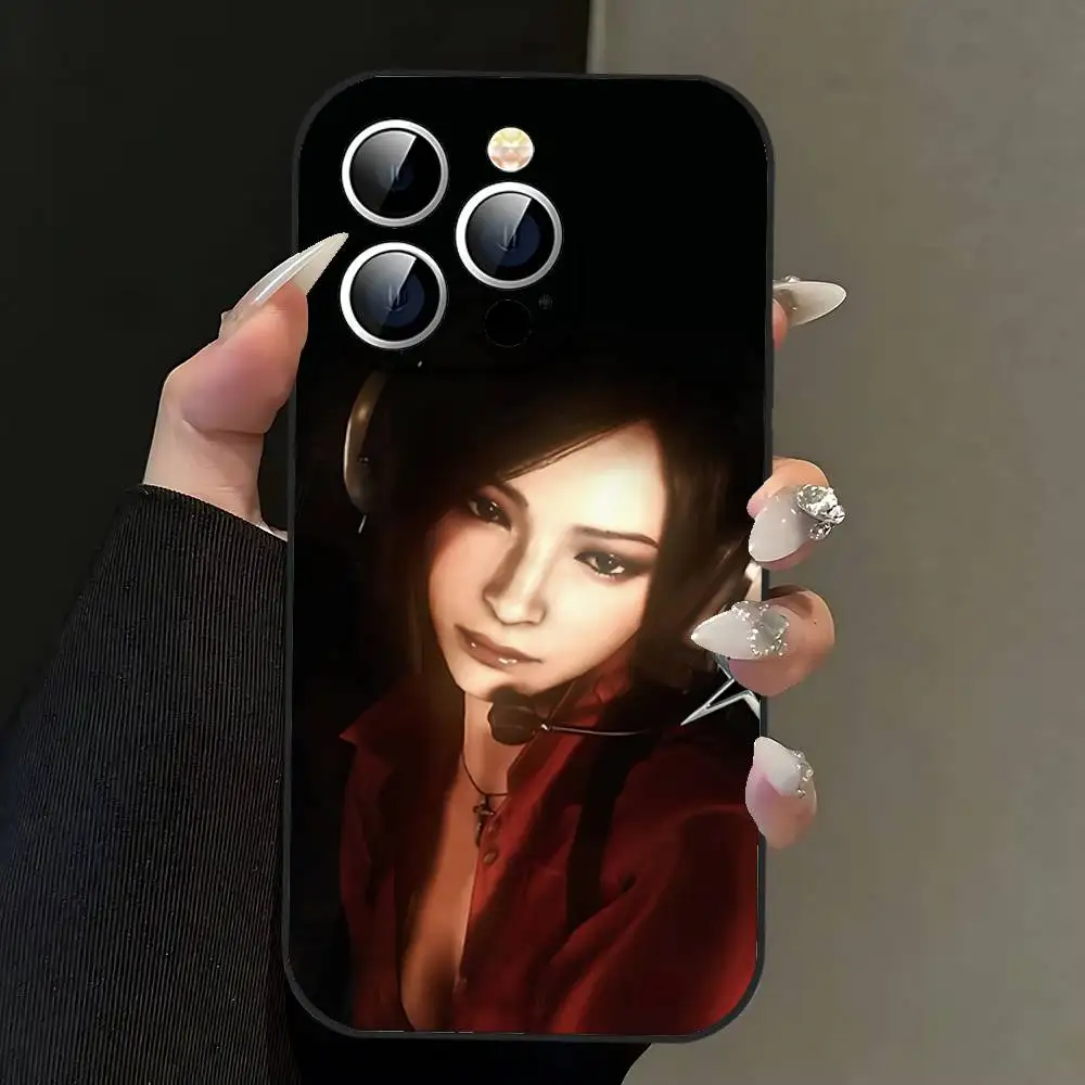 لعبة R-residentEvil A-adawong جراب هاتف آيفون 17 16 15 14 13 12 11 X XR XS Plus Pro Max غطاء أسود ناعم صغير