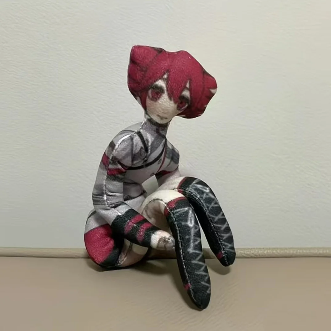 Anime Kasane Teto Cosplay Doll Plush Stuffed Dolls Cute Figure Room Decoration Abstract Wire Skeleton Cosplay Accessories Gifts