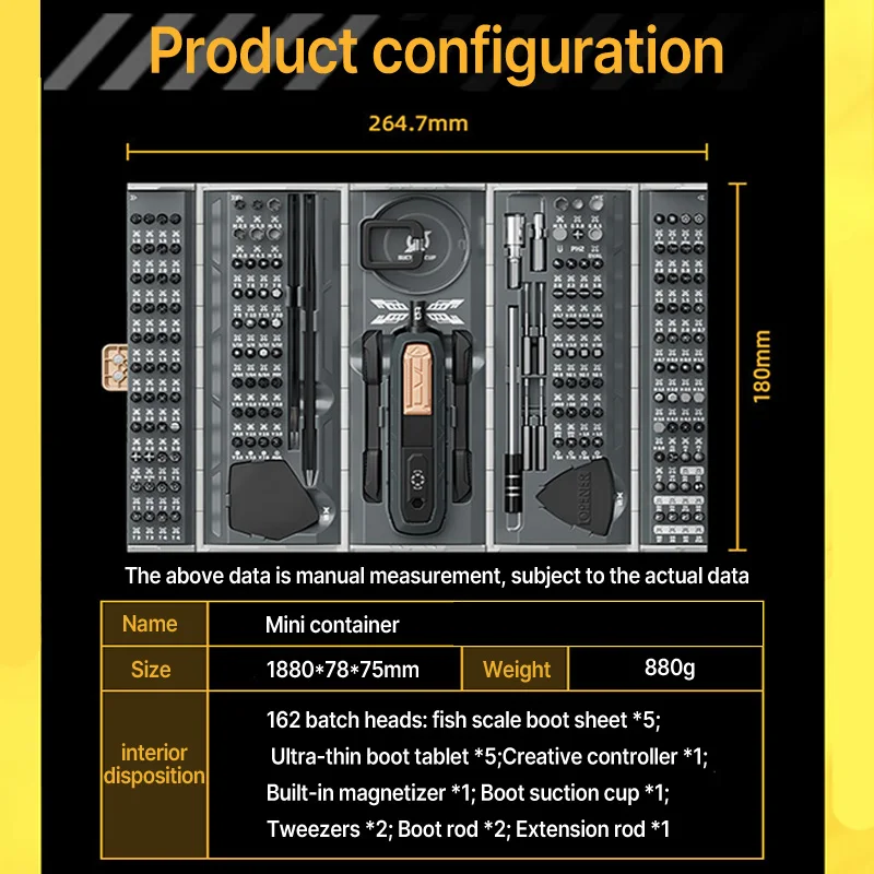 180 In 1 Screwdrive…