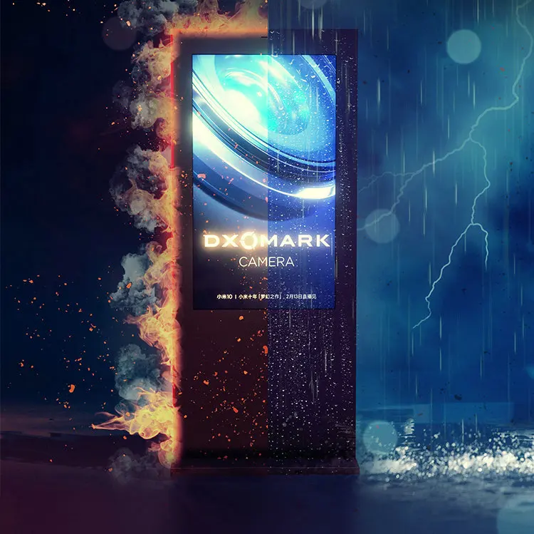 55 Inch 3000nits 4K Outdoor IP65 Waterproof Vertical Touch Digital Signage for Retail Store Wayfinding Advertising Pro