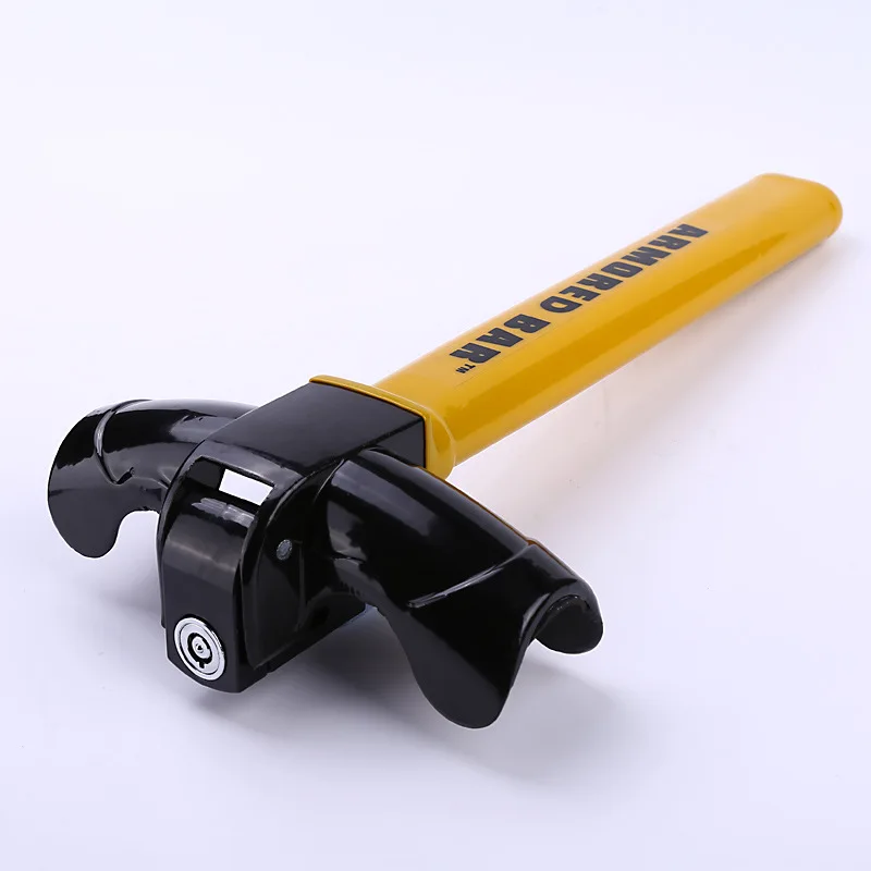 New Car Steering Wheel Lock, Fully Metal Thickened Anti-theft Lock for Small Cars, T-shaped Car Steering Wheel Lock