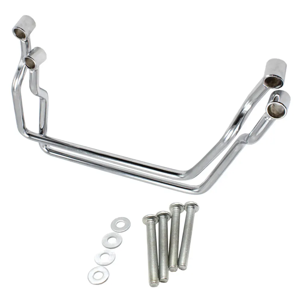 

Motorcycle Saddle Bag Bracket Pair Sturdy Support Brackets for Side Bags Stable Mounting Accessories Long Time Use