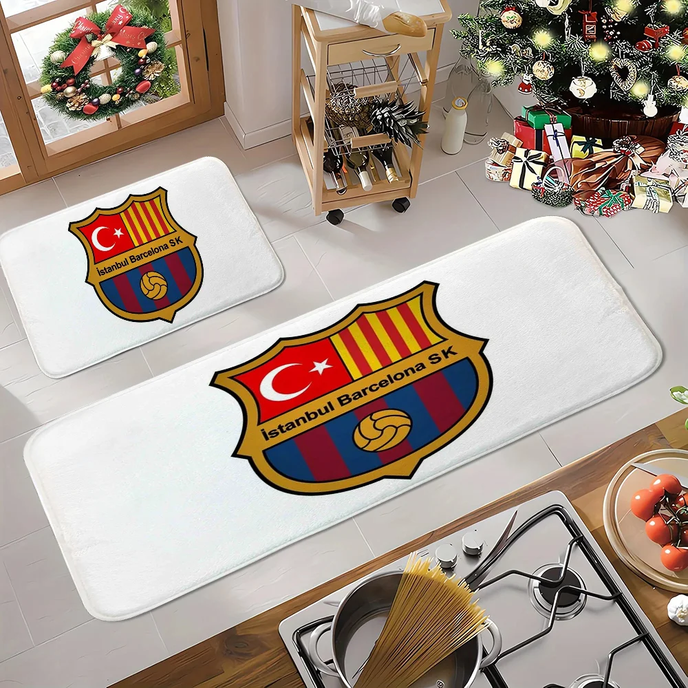 Futbol Club De Barcelona Logo Bath Mat Rug for Bed Room Carpet for Bedroom Home Entrance Mats Cute Room Decor Doormat Carpets