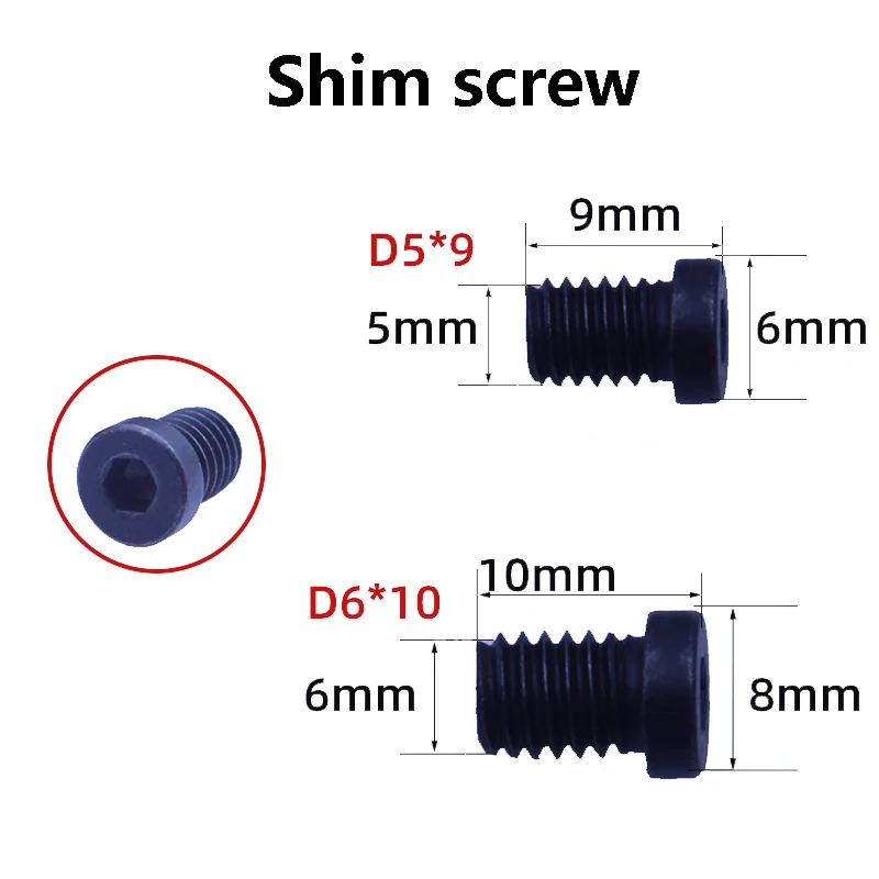 BEYOND Clamp Screw for D-type Lathe Toolholder HLA-5C D3230 D5230 D3270 D5265 D41 DM5*9*20.5 DM6*10 DR3230 DR5230 DR3260 DR5260