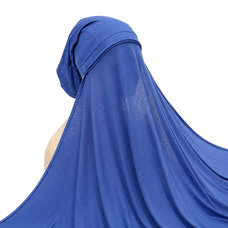 Moslim Undercap Vrouwen Hijab Met Pet Motorkap Instant Hijab Sjaal Hoofddoek Gemerceriseerd Katoen Onder Sjaal Caps Cover Headwrap