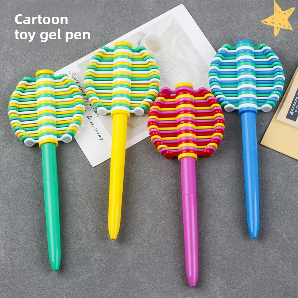 

24 Pcs Whirlygig Stress Relief Ballpoint Pen Fun Spinning Fan Puzzle Flower Design Student Back to School Office Supplies