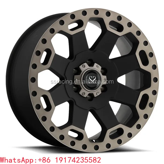 

22 23 24 Inch Custom 4X4 Off-Road Truck Wheel With 5X139.7 6X139.7 8X170 8X165.1 and Negative ET OFFSET -44 -76 -101