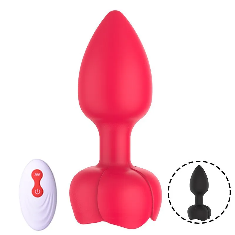 2026 New Upgrade Rose Anal Plug Three-Piece Set Anal Sex Plug Adult Product for Anal Masturbation and Gender