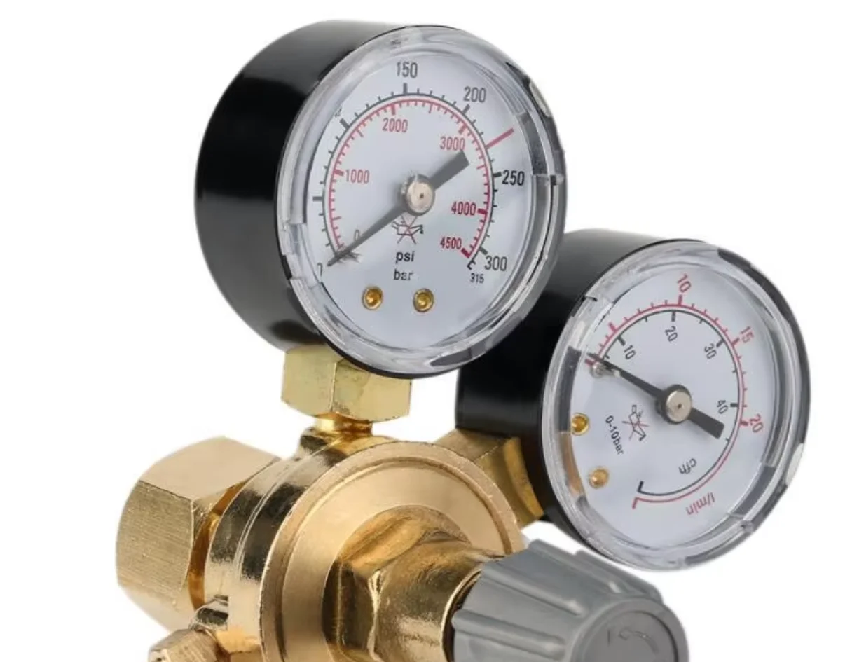 

All Copper Material Pressure Reducer, Pressure Gauge Wx-01/w21.8 Mini Argon Meter With W21.8 Interface,