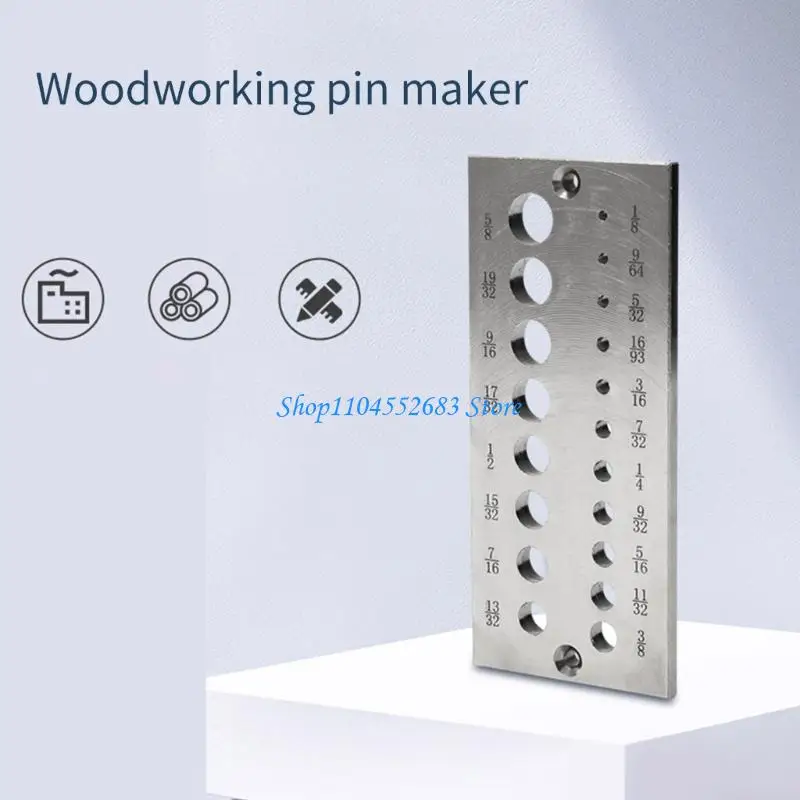 y6gd الصلب الصلب لوحة الصلب الصلب لوحة 19 ثقوب صانع الصلب لوحة الصلب من 1/8inch إلى 5/8 بوصة الإمبراطورية من أجل الخشب #3