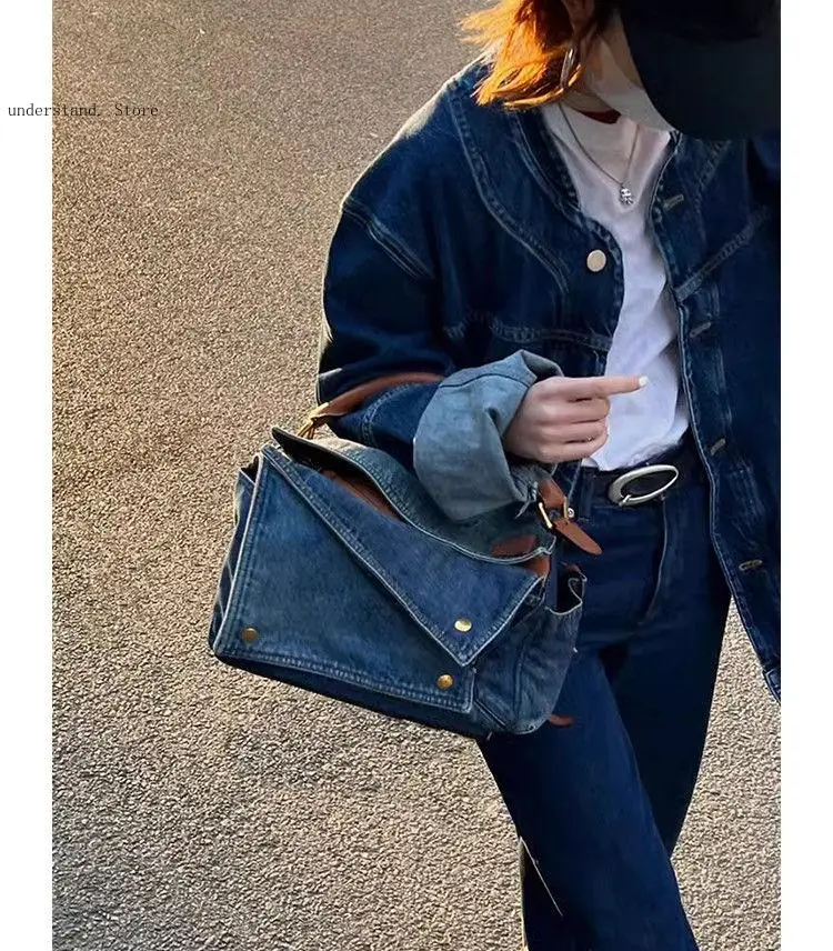High Quality Luxury Fashion Simple Office Lady Shoulder Pures and Bags Crossbody High-Capacity Canvas Bag