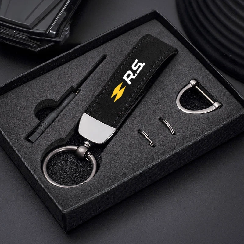 Suporte para chave de carro, pingente, presente de alta qualidade para Renault RS Clio Scenic Logan Megane Koleos Sandero Safrane Vel Satis Arkana