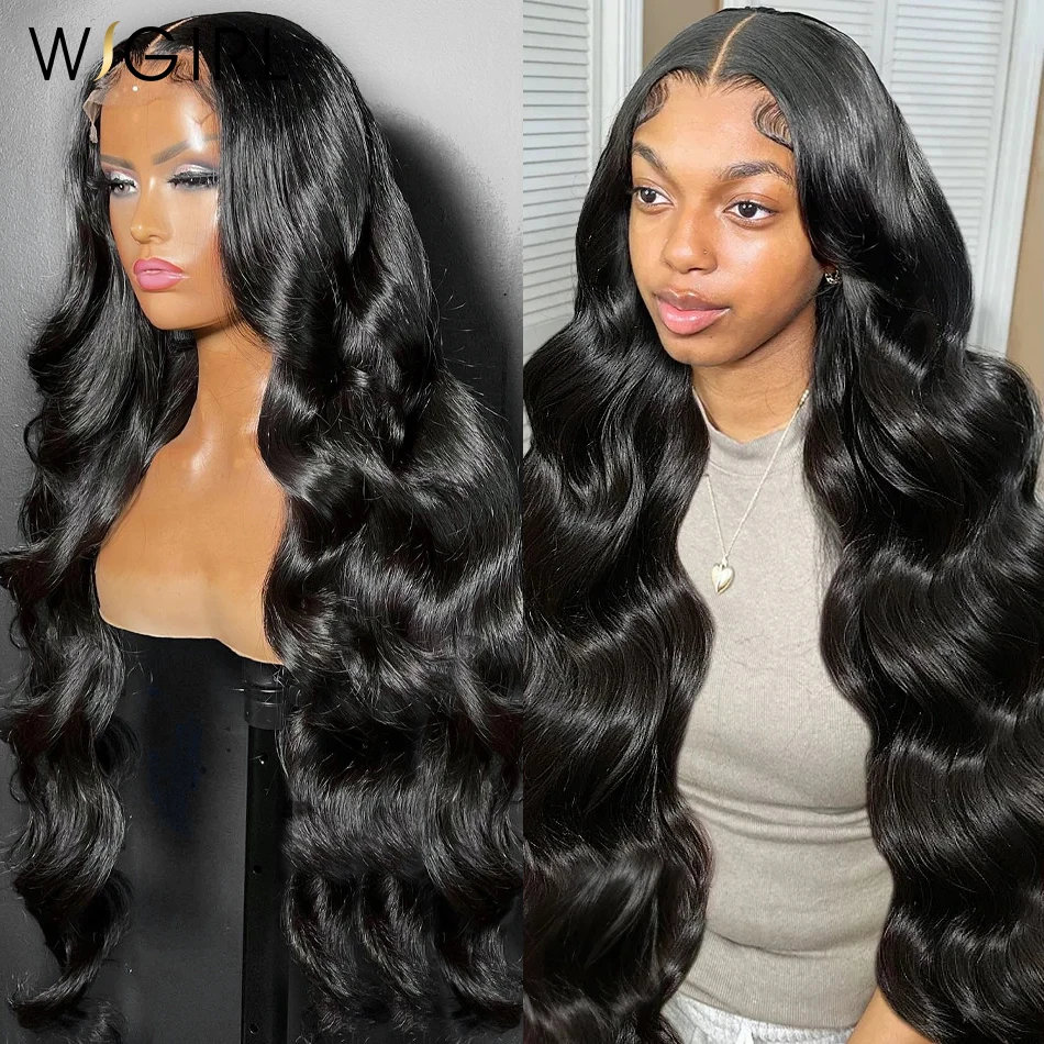 WIGIRL Brazilian Water Wave 13x4 Lace Frontal Wig 13x6 HD Body Wave Lace Front Human Hair Wigs 5x5 Glueless Wig For Women