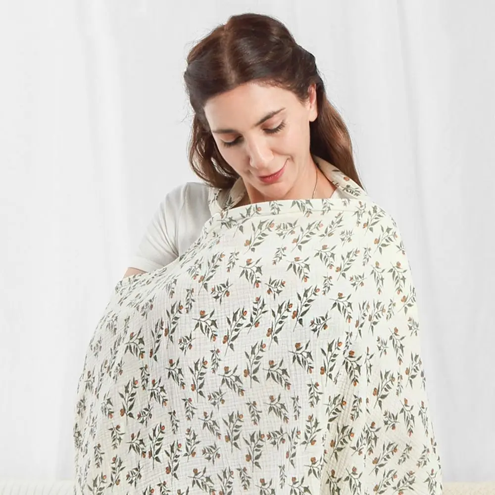 Stylish 2 in 1 Maternal Nursing Covers Comfortable Soft Breastfeeding Blanket Anti-Exposure Breathable Feeding Clothes Outdoor